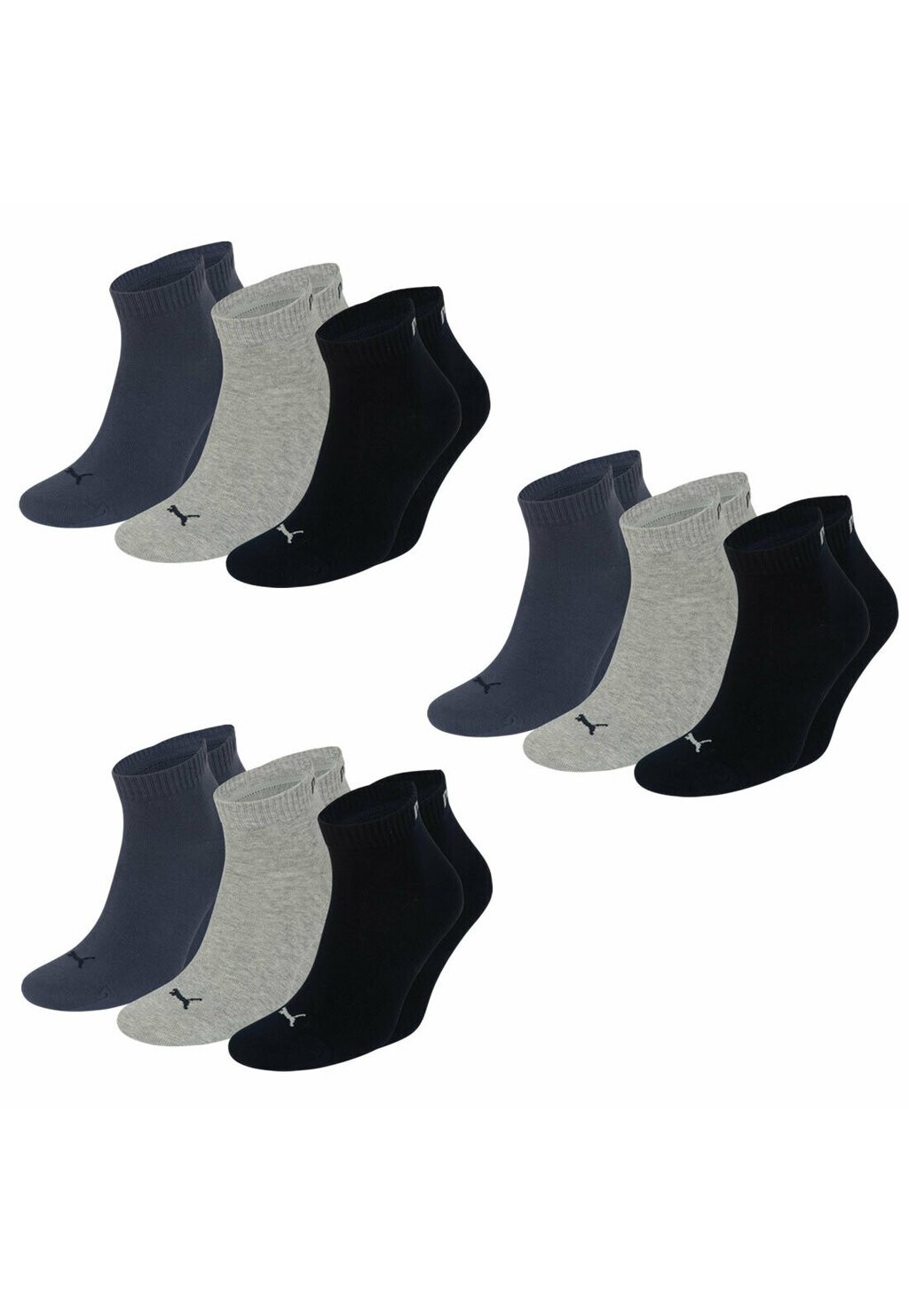 

Носки 9 PACK Puma, цвет blau/grau