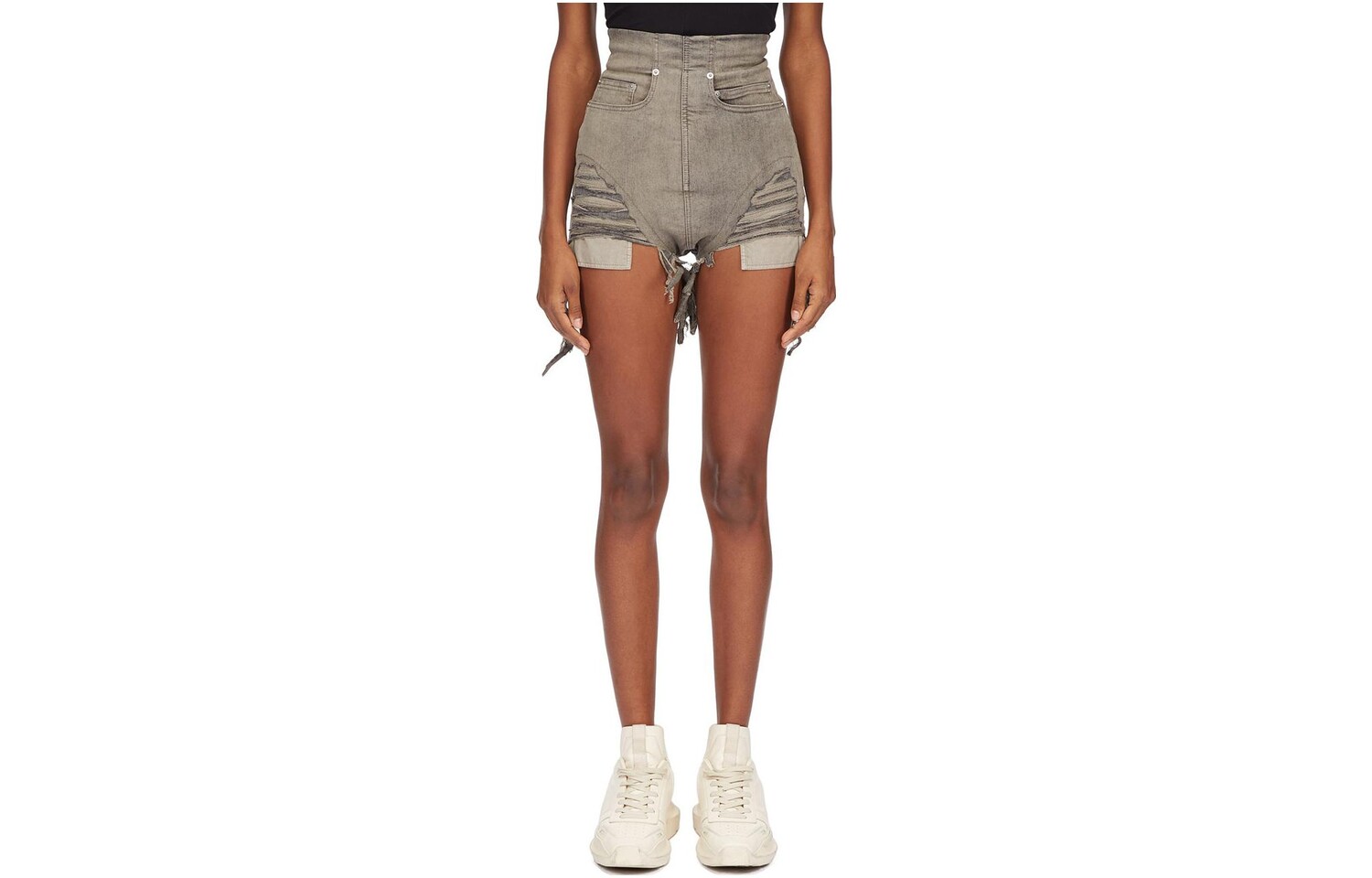 

Шорты женские Rick Owens Drkshdw джинсовые, коричневый