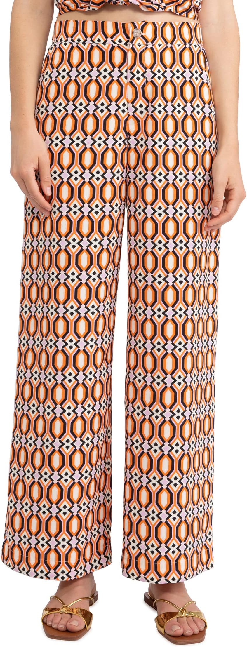 Мягкие брюки с карманами Sanctuary, цвет Opti Graphic