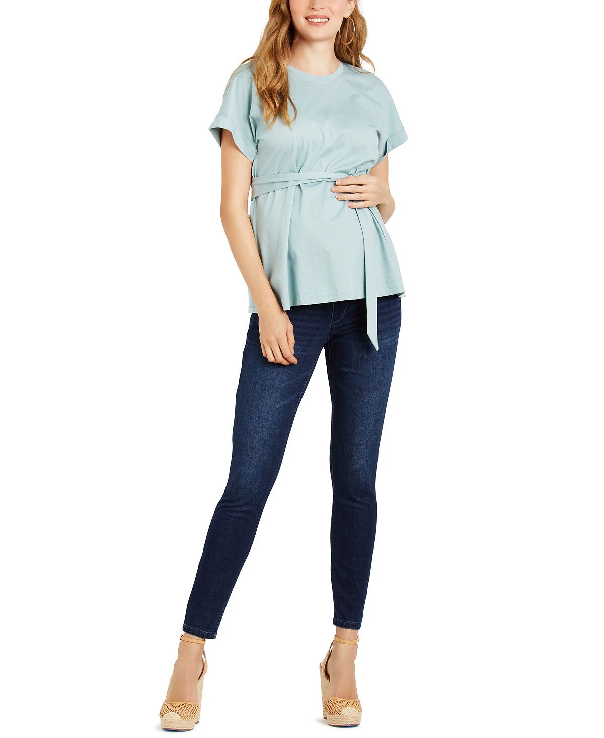 

Джинсы скинни для беременных Over the Bump Jessica Simpson