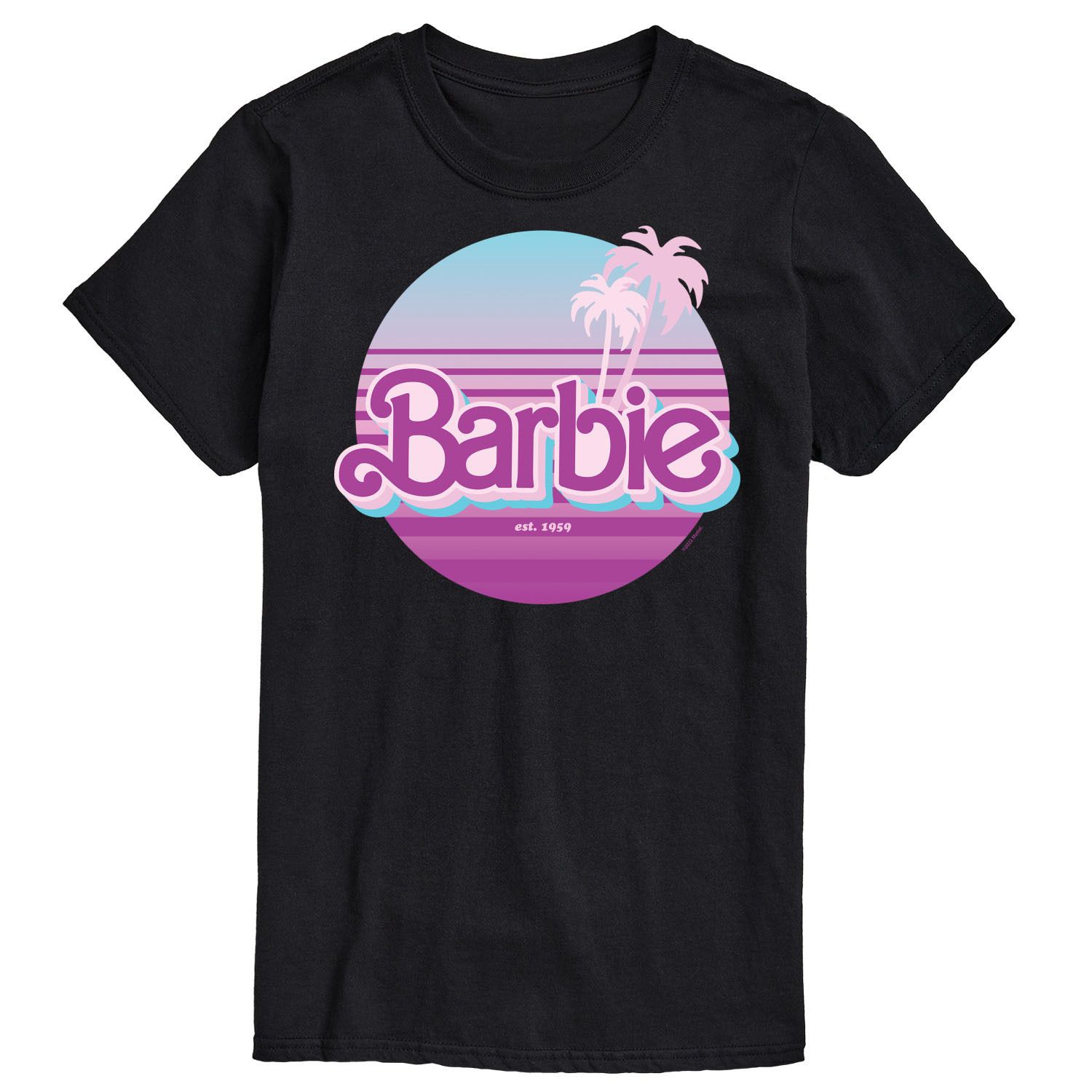 Летняя футболка с рисунком Big & Tall Dream Barbie, черный