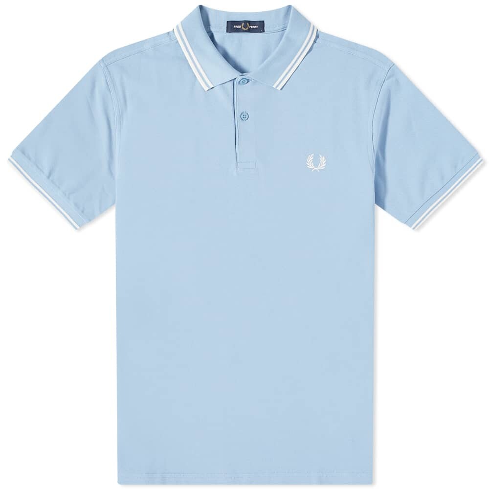 

Футболка Fred Perry Slim Fit Twin Tipped Polo, Синий