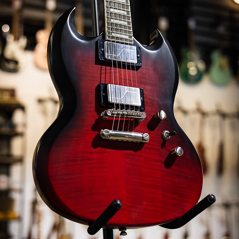 

Электрогитара Epiphone SG Prophecy - Red Tiger Aged Gloss