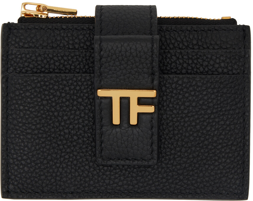 

Черная визитница с логотипом TOM FORD