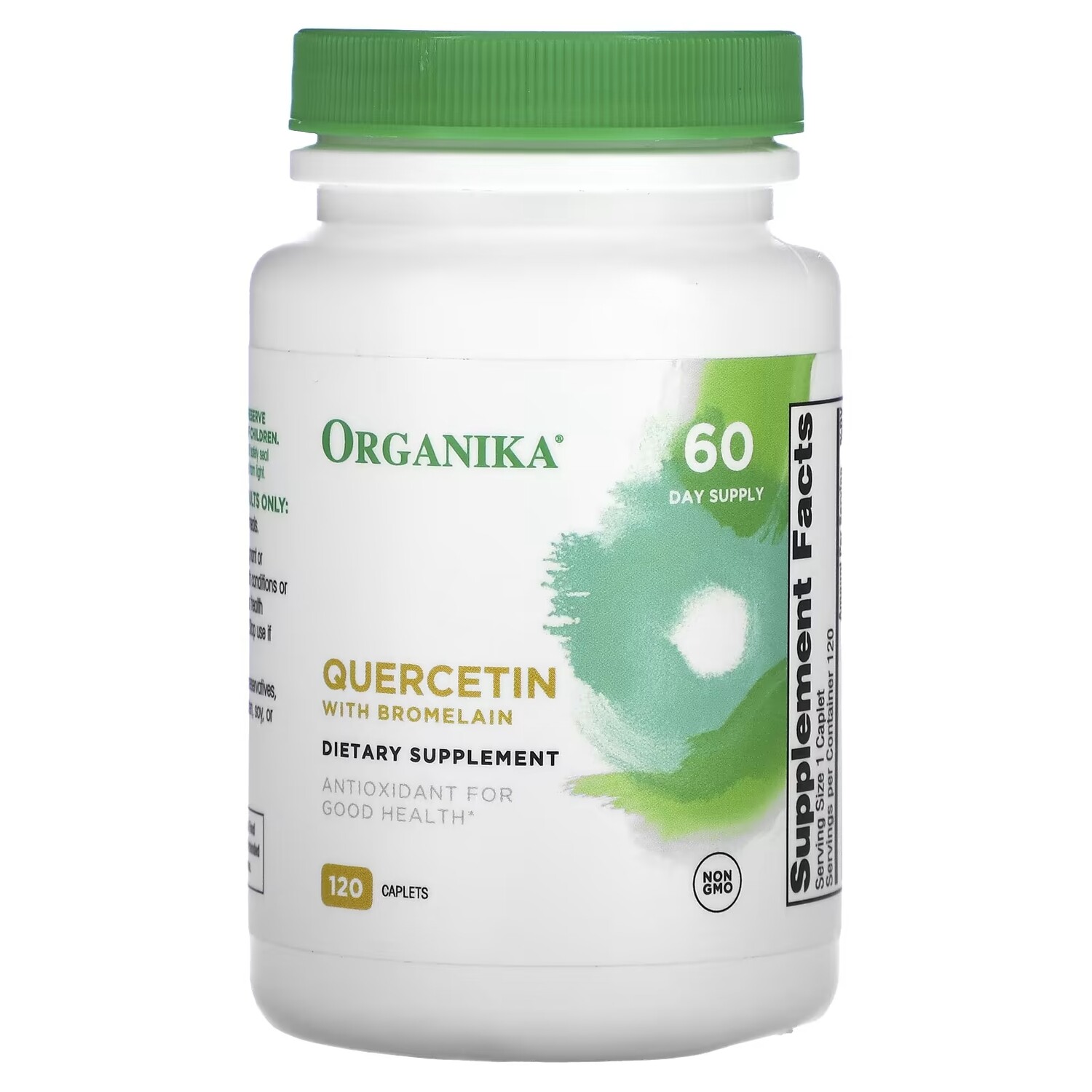 

Organika Quercetin with Bromelain, 120 капсул