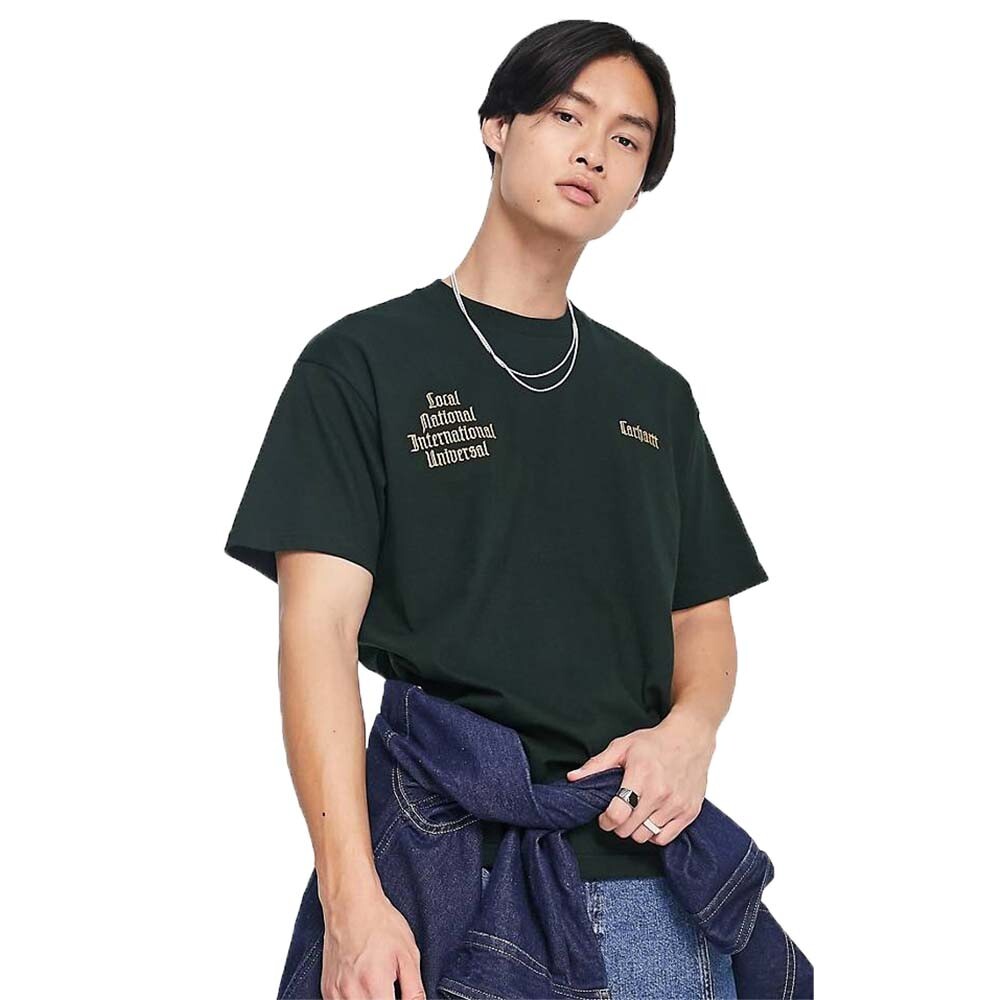 

Футболка Carhartt WIP letterman, зеленый