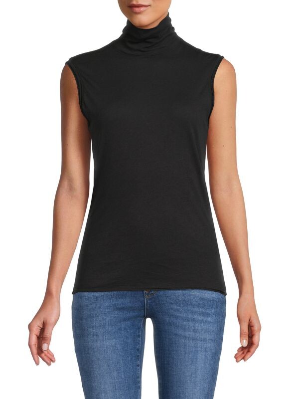 

Топ gaia из органического хлопка pima rag & bone Black
