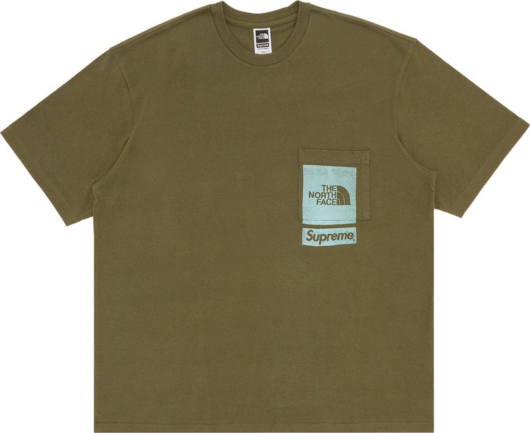 Supreme x the north face photo shop tee