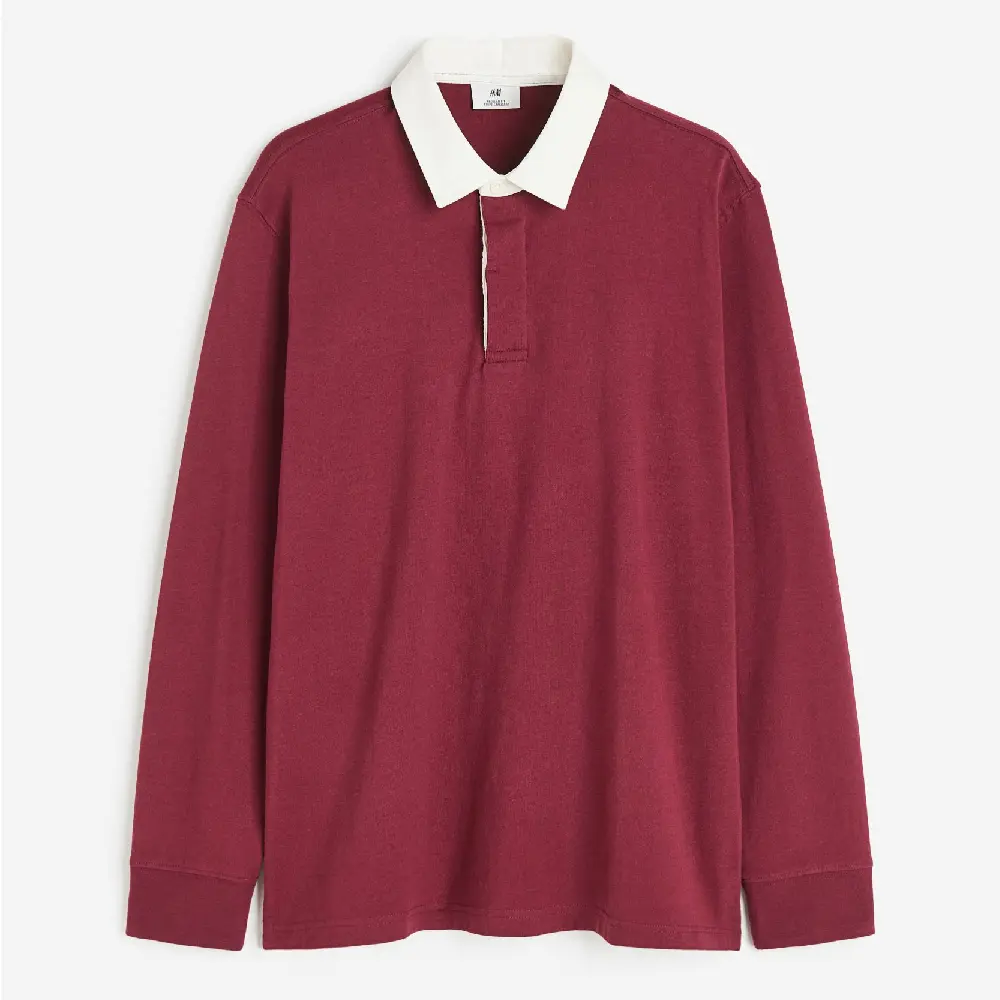 

Рубашка H&M Regular Fit Cotton, темно-красный