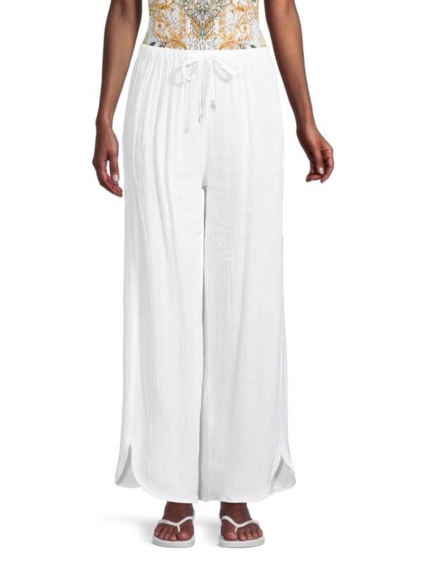 

Брюки Широкие DKNY Tulip, soft white