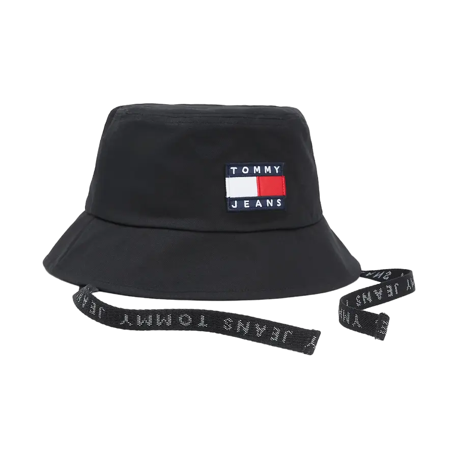 

Панама Tommy Jeans Tj Logo With Tie Straps, черный