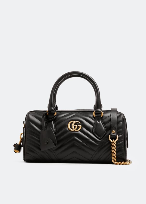 

Сумка GUCCI GG Marmont small top handle bag, черный