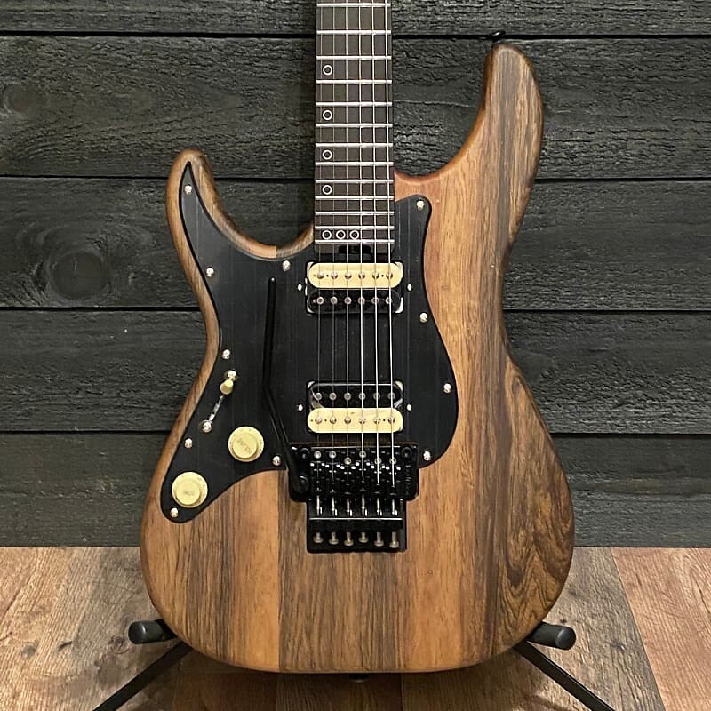 

Schecter Sun Valley Super Shredder Exotic FR Black Limba LH Электрогитара для левшей