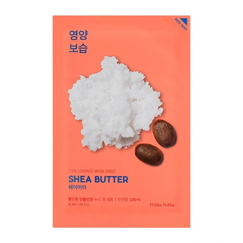 

HOLIKA HOLIKA Pure Essence Mask Sheet Shea Butter Глубоко увлажняющая маска с экстрактом масла ши 20мл