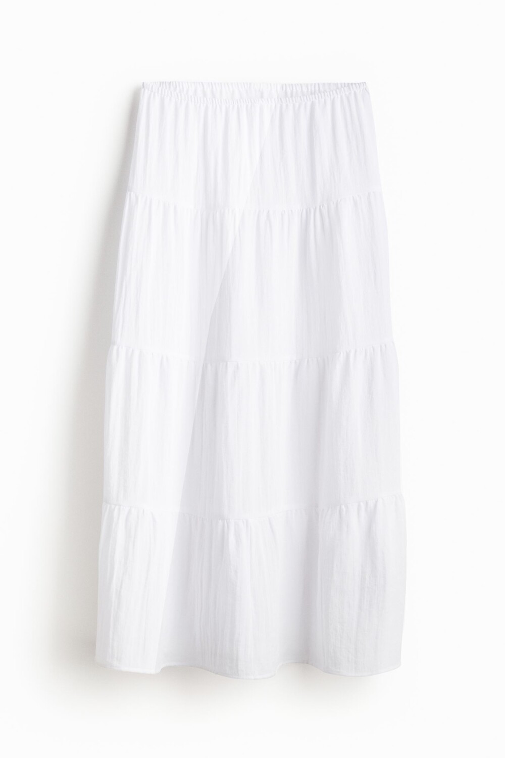 

Юбка H&M Ruffled Off-the-shoulder, белый