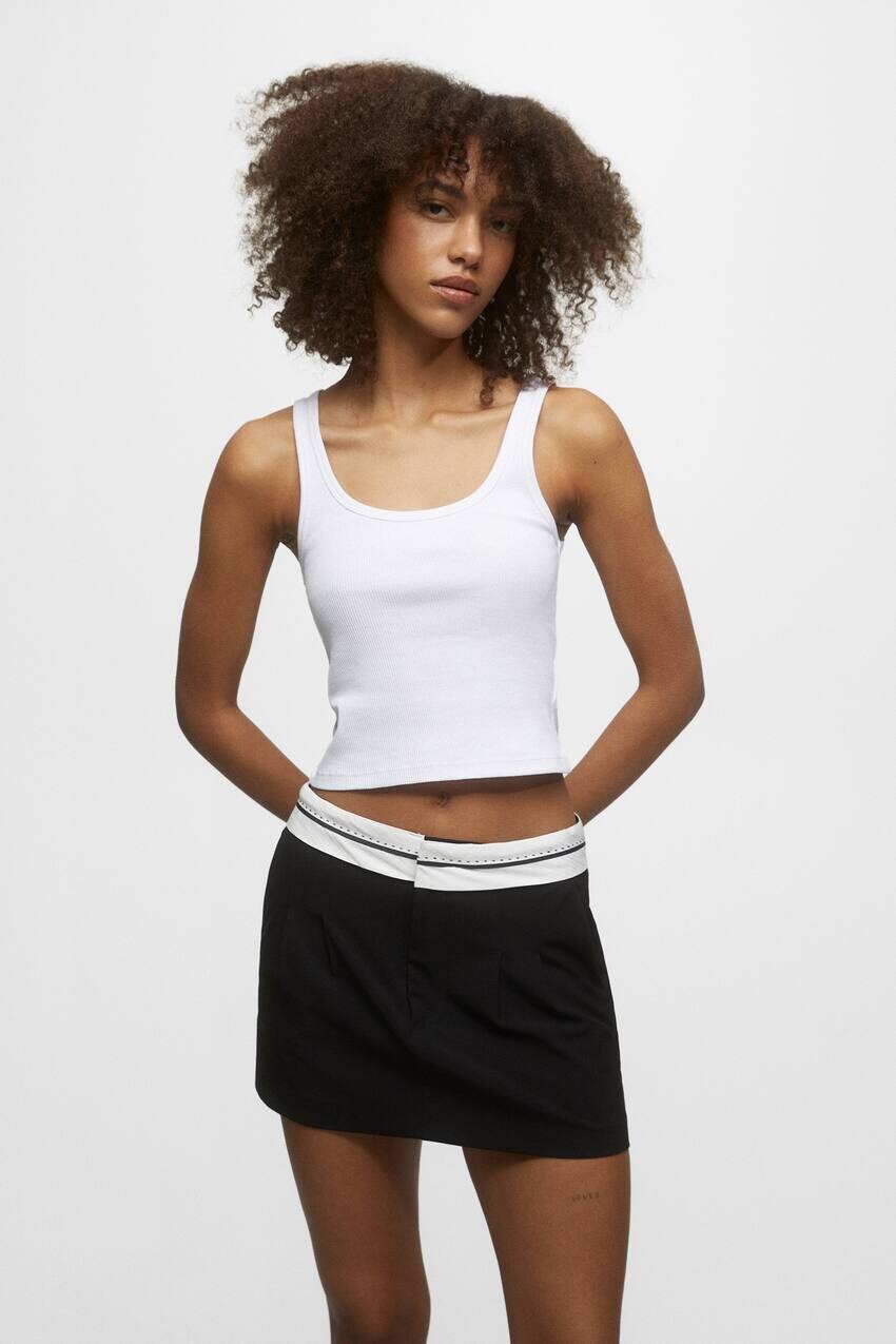 

Базовая майка Pull&Bear, белый