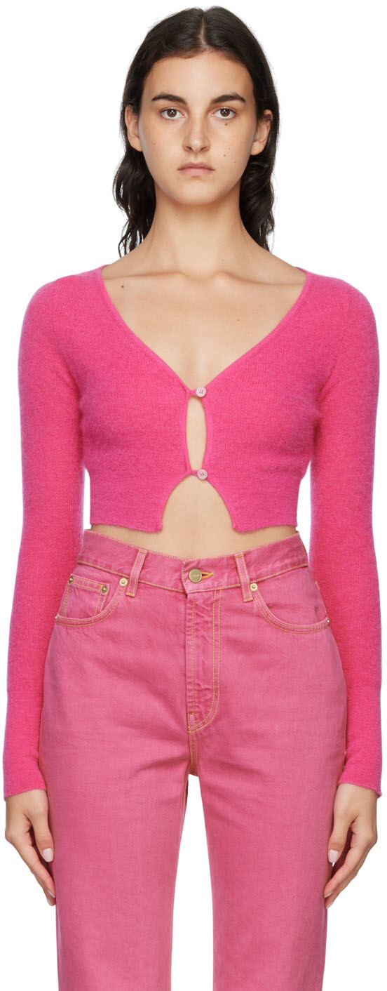 

Розовый кардиган 'Le Cardigan Alzou' Jacquemus