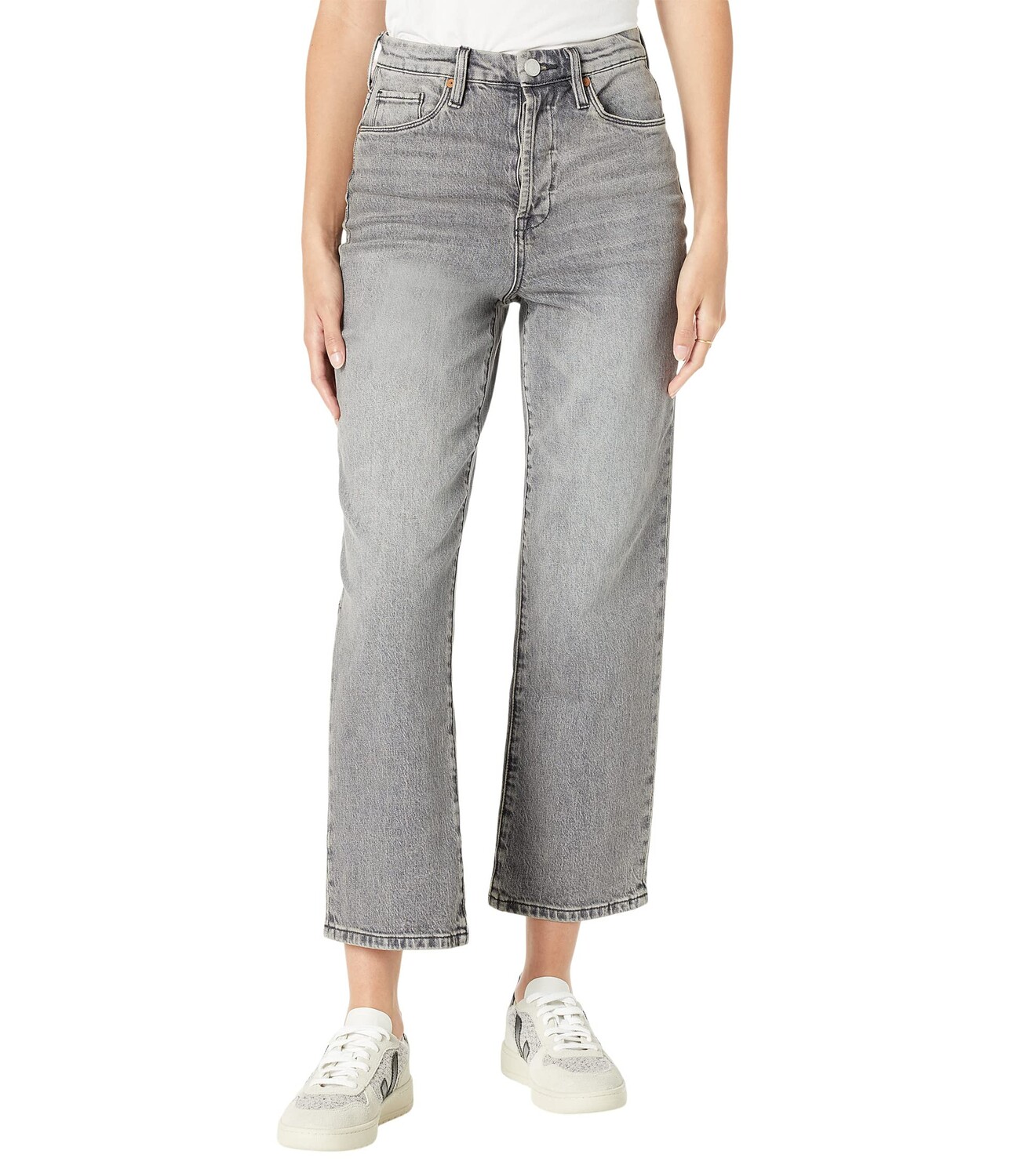 

Джинсы Blank NYC, Baxter Rib Cage Straight Leg Five-Pocket Jeans in Race You