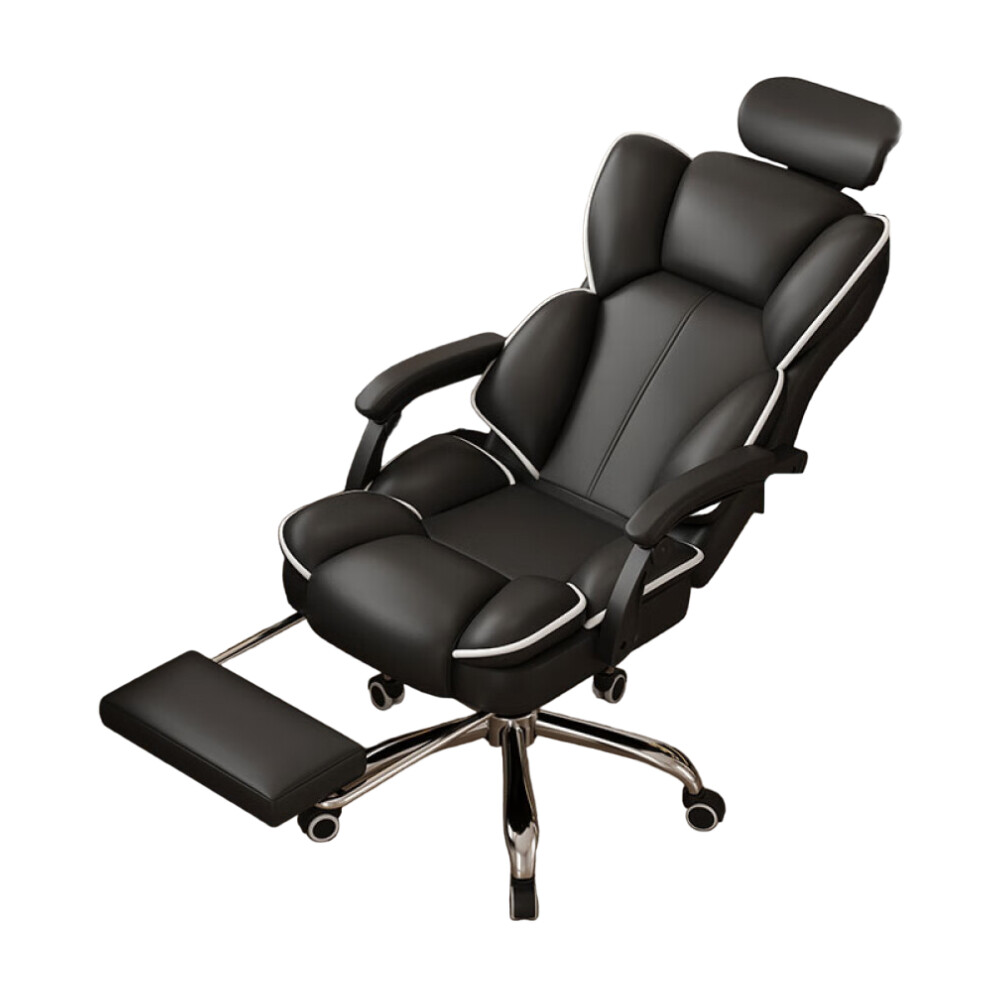 

Игровое кресло VWINPER E-Sports Chair, газовый амортизатор 3 класса, поставка для ног, черный