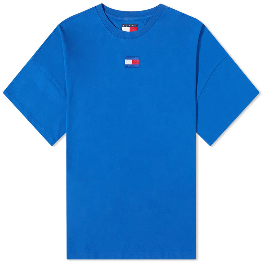 

Футболка Tommy Jeans Split Hem Flag Tee, Синий