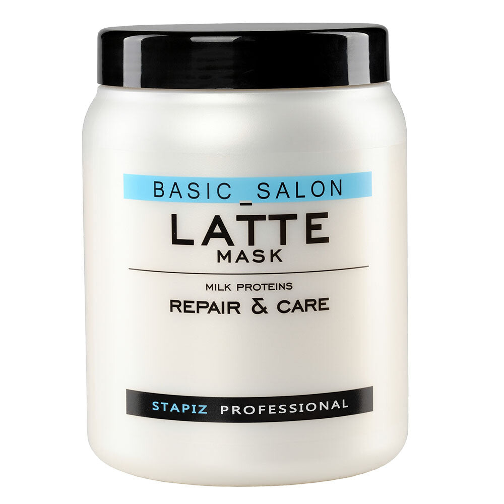 

Stapiz Маска для волос Basic Salon Latte Mask с молочными протеинами 1000мл