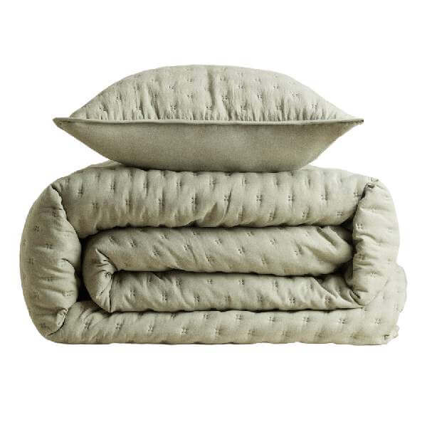 

Покрывало Zara Home Soft-touch, светло-зеленый