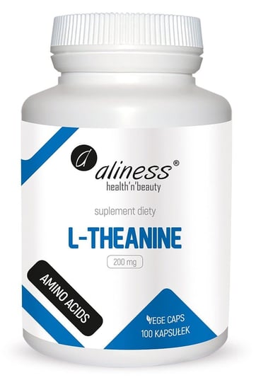 Aliness, L-Теанин 200 мг - 100 капсул nutricost l теанин 200 мг 240 капсул