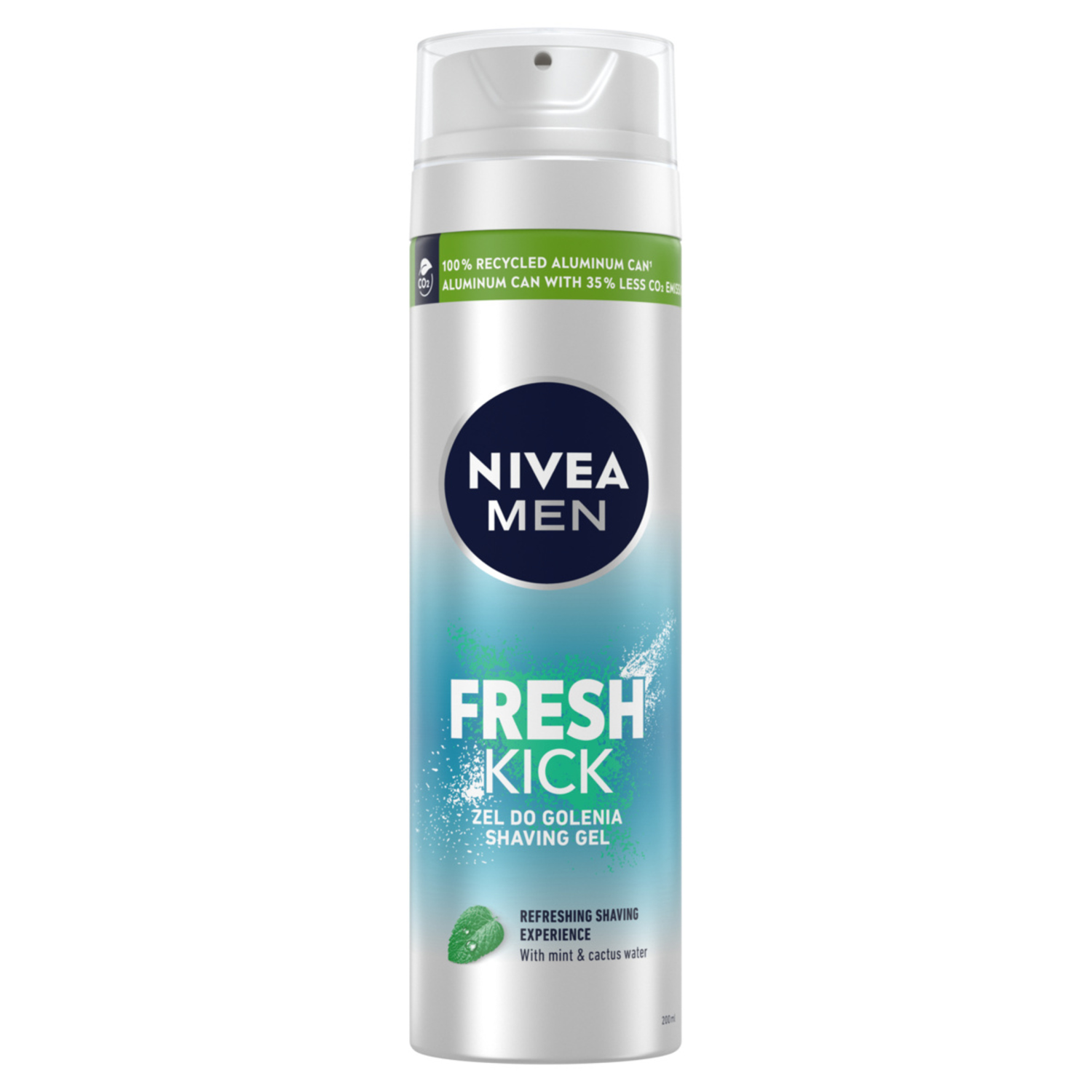 Nivea Men Fresh Kick гель для бритья для мужчин, 200 мл - фото