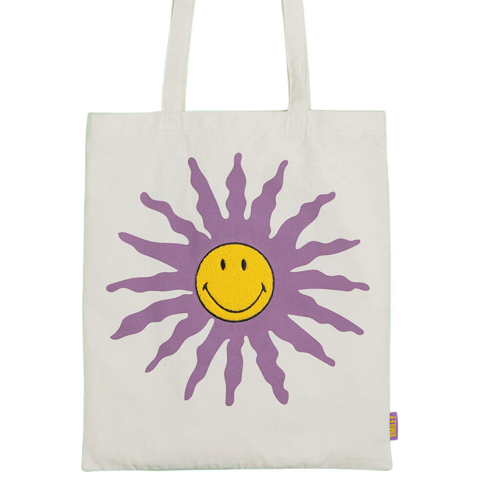 

Сумка-шоппер H&M Smiley Motif-front, кремовый