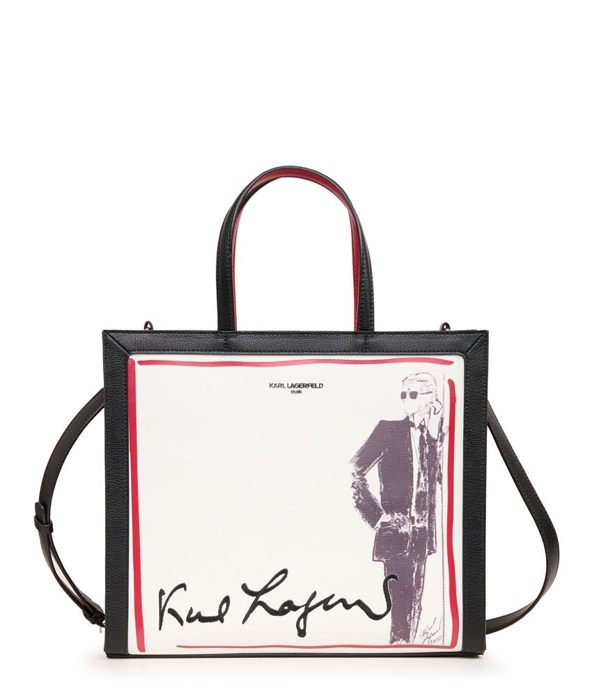 

Сумка karl nouveau tote Karl Lagerfeld, белый
