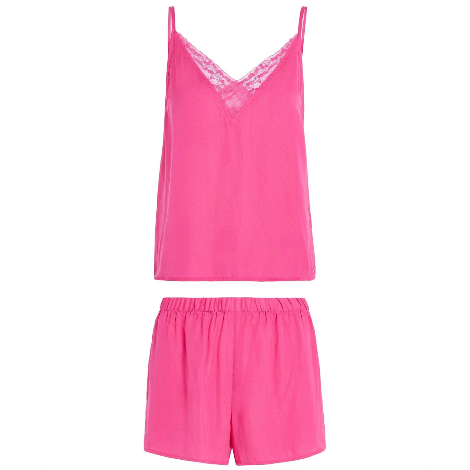 

Пижама Tommy Hilfiger Floral Lace Cami And Short, розовый