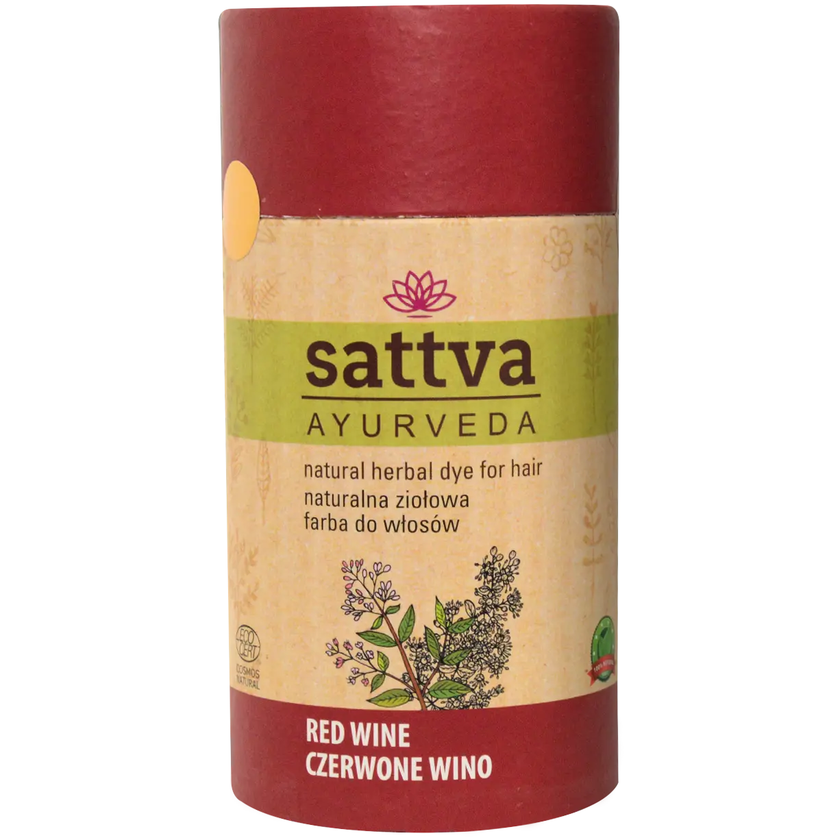 

Sattva хна для волос красное вино, 150 г