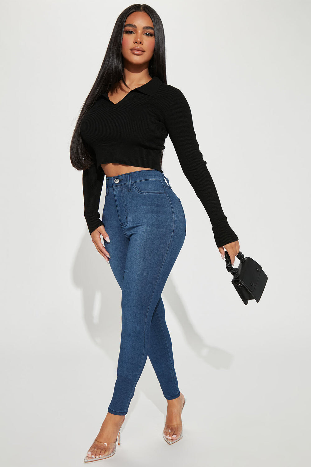 

Джинсы скинни Fashion Nova FN22804A31S, синий