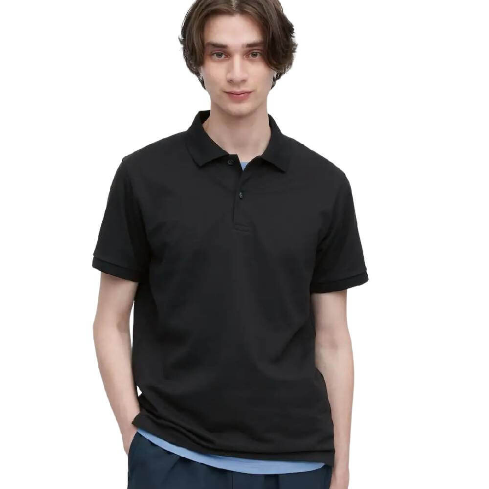 

Футболка Uniqlo Dry Pique Polo, черный