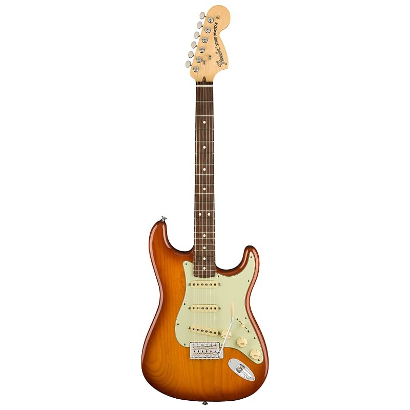 

Fender American Performer Stratocaster, Honey Burst с сумкой Deluxe Gig