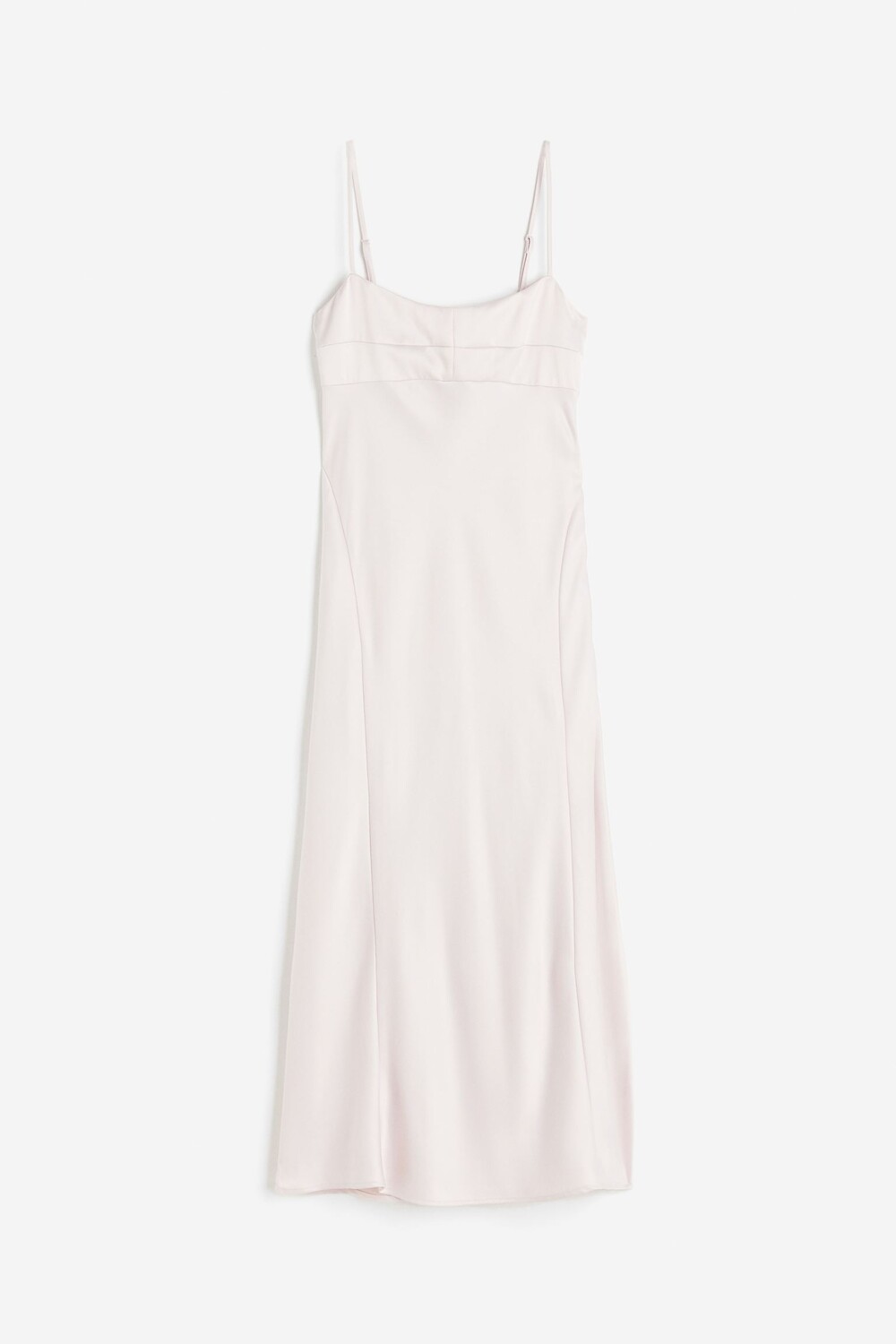 

Платье H&M Satin Slip, светло-розовый