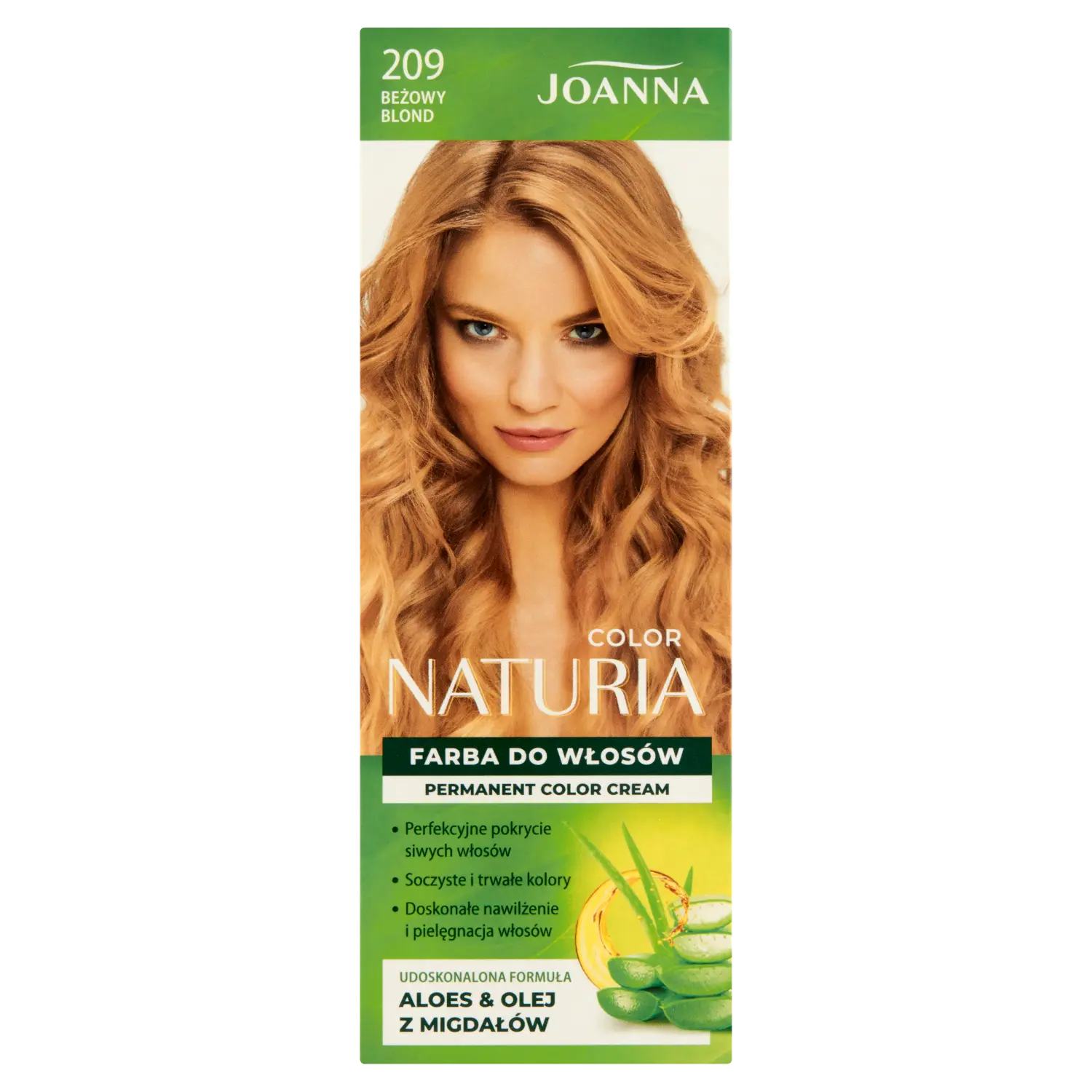 

Joanna Naturia Color краска для волос 209 бежевый блонд, 1 упаковка