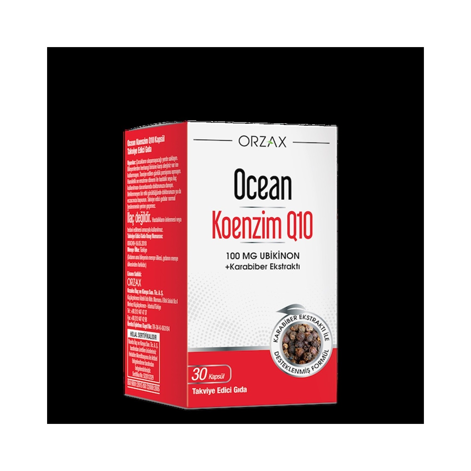Коэнзим Q10 Ocean, 30 капсул биодобавка коэнзим q10 aktiv 30 капсул