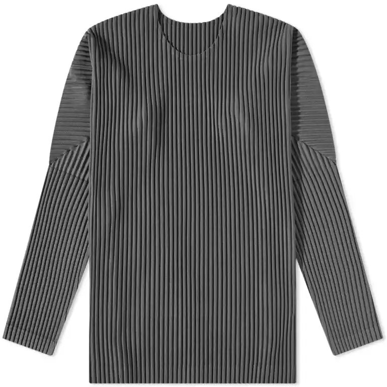 

Джемпер Homme Plissé Issey Miyake Pleated Long Sleeve, серый