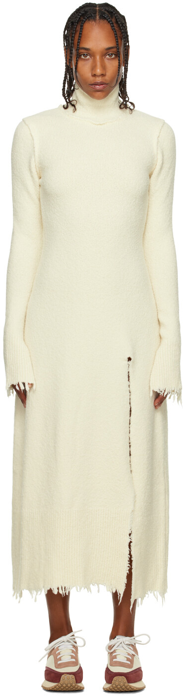 

Платье макси с бахромой Off-White VAARA, Серый