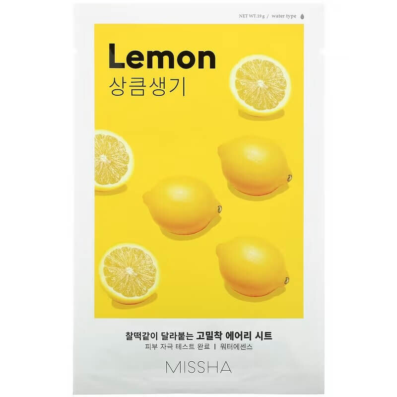 

Тканевая маска Missha Airy Fit Beauty лимон, 1 шт