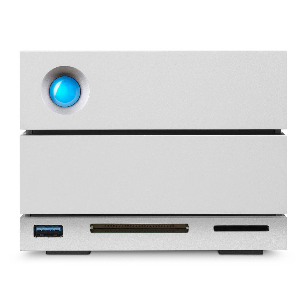 

Сетевое хранилище LaCie 2big Dock, 16ТБ, серебристый