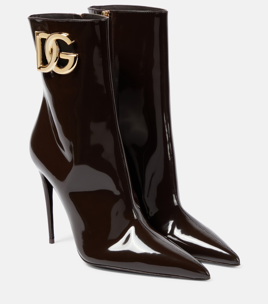 

Лакированные ботильоны dg Dolce&Gabbana, черный