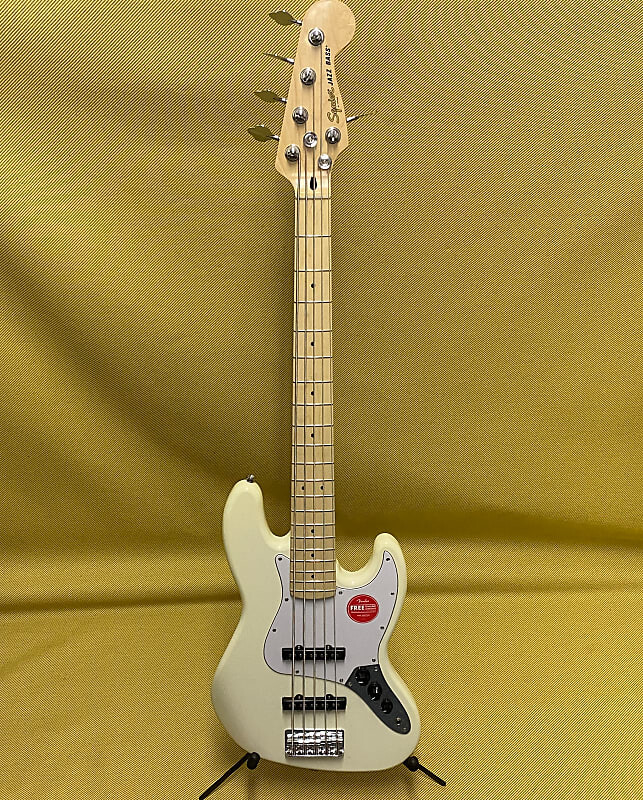 

037-8652-505 Squier Affinity Series Jazz Bass V 5-струнная бас-гитара Olympic White 037-8652-505 Squier Affinity Series Jazz Bass V 5-String Bass Guitar Olympic White