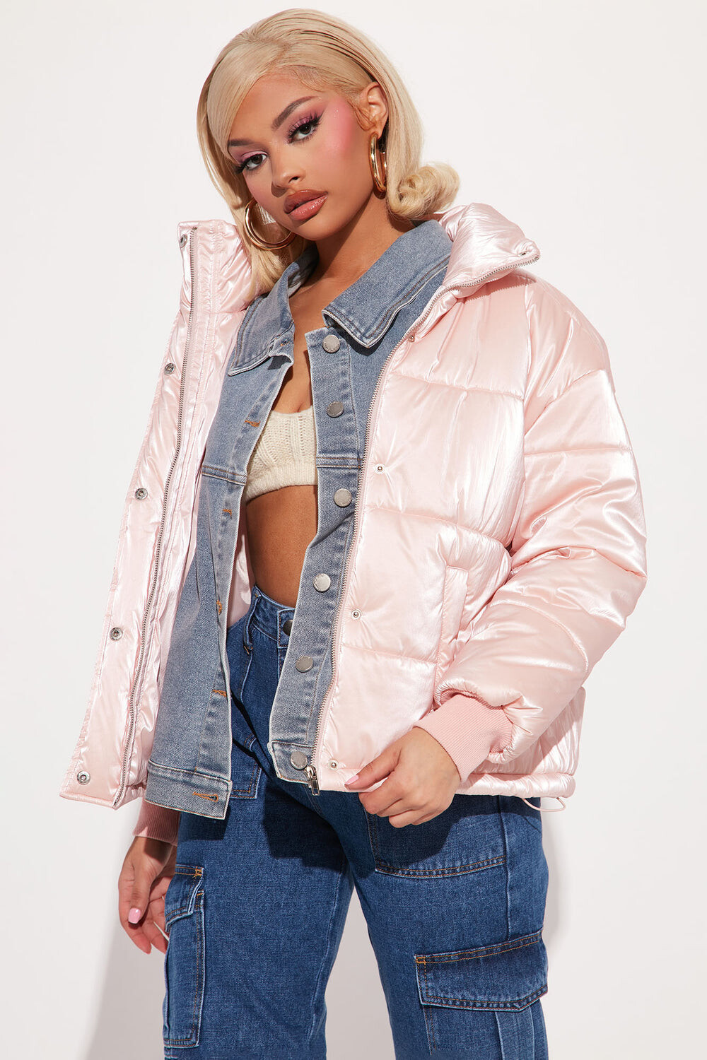 

Куртка Fashion Nova IMJK61261, розовый