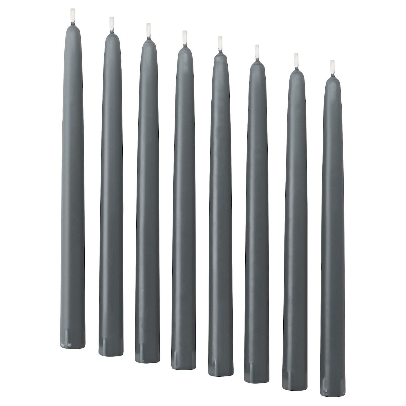 

KLOKHET КЛОКХЕТ Свеча, темно-серый, 25 см IKEA