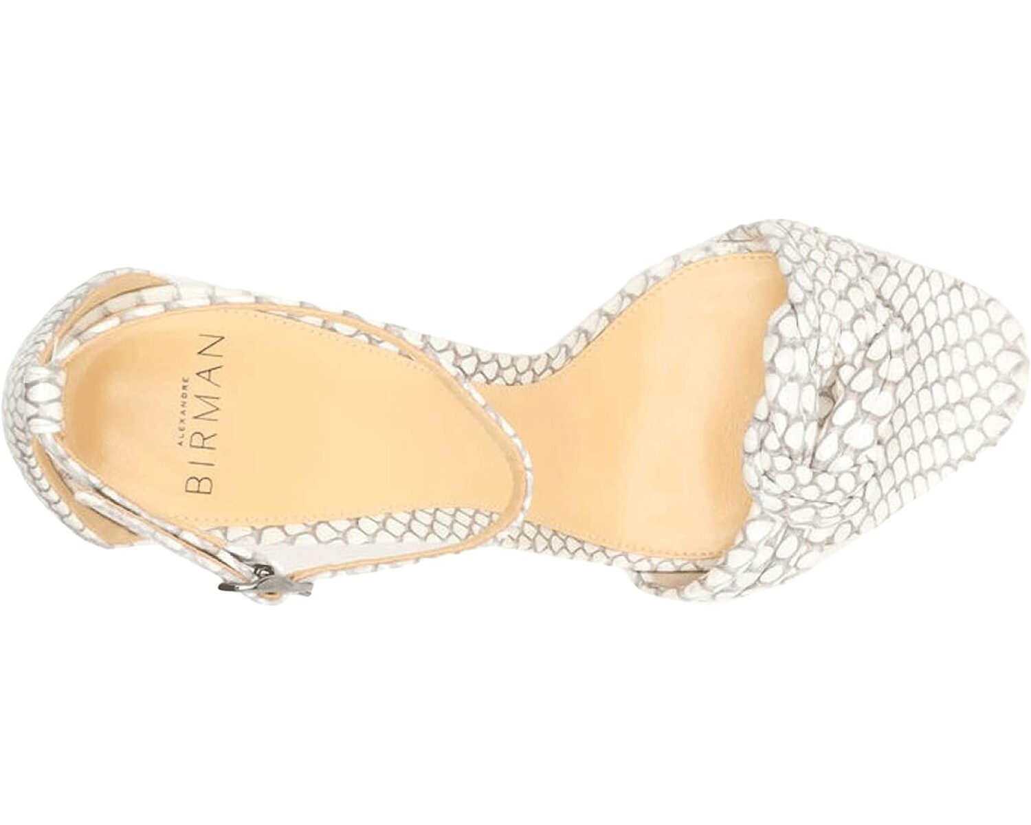 

Туфли на каблуках Chiara 90 Block Exotic Alexandre Birman, естественный