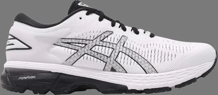 

Кроссовки gel kayano 25 'white black' Asics, белый