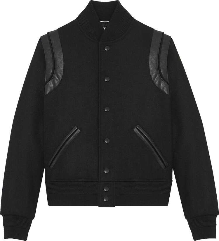 

Куртка Saint Laurent Teddy Jacket 'Black', черный