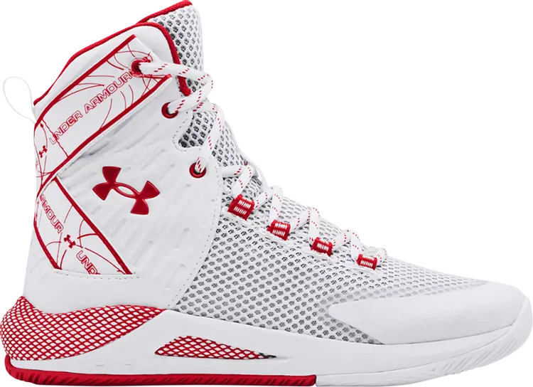 

Кроссовки Under Armour Wmns HOVR Highlight Ace White Red, белый
